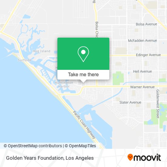 Golden Years Foundation map