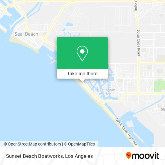 Sunset Beach Boatworks map