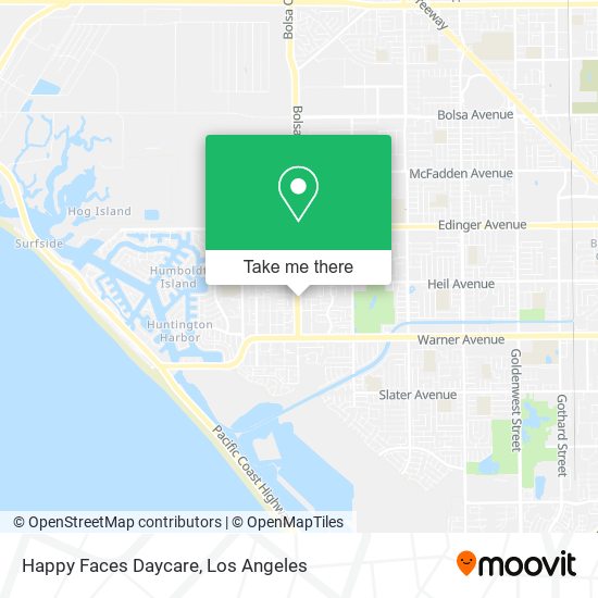 Happy Faces Daycare map