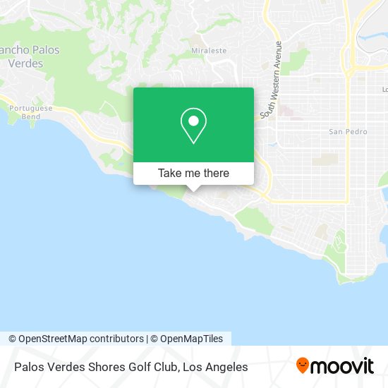 Palos Verdes Shores Golf Club map