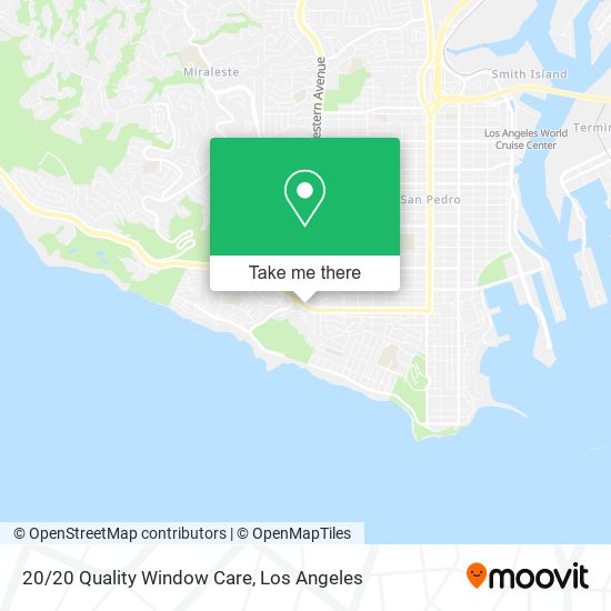 20/20 Quality Window Care map