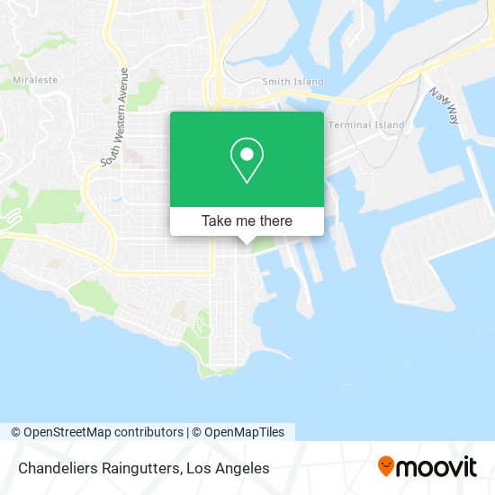 Mapa de Chandeliers Raingutters