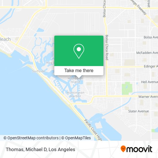 Thomas, Michael D map