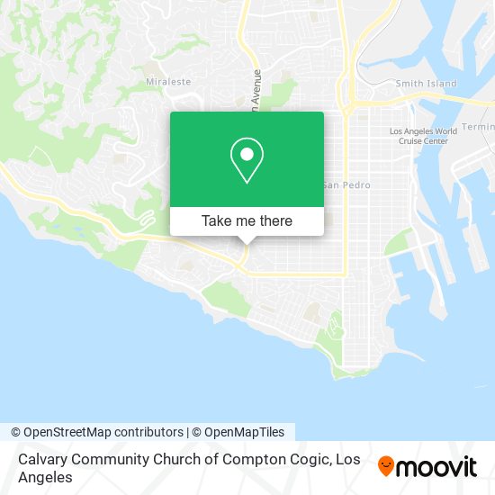 Calvary Community Church of Compton Cogic map
