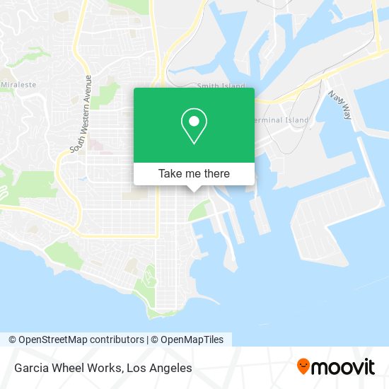 Garcia Wheel Works map