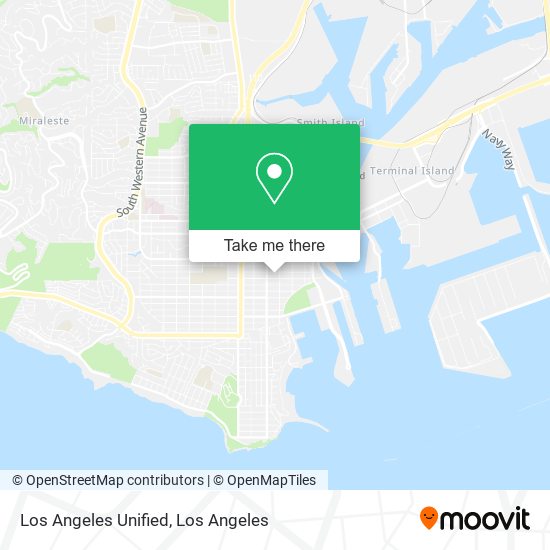 Los Angeles Unified map