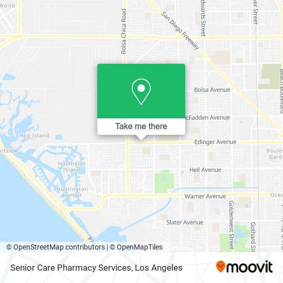 Senior Care Pharmacy Services map