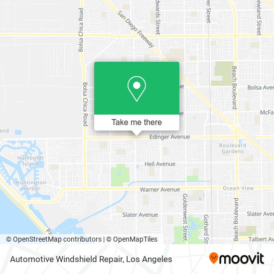 Automotive Windshield Repair map