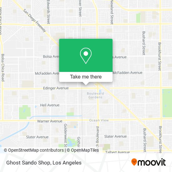 Ghost Sando Shop map