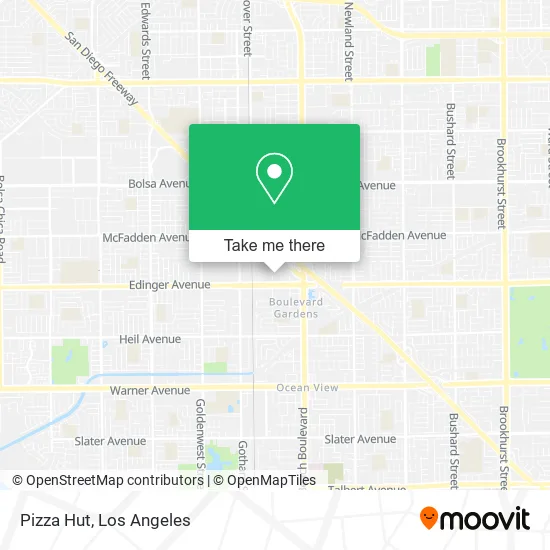 Pizza Hut map
