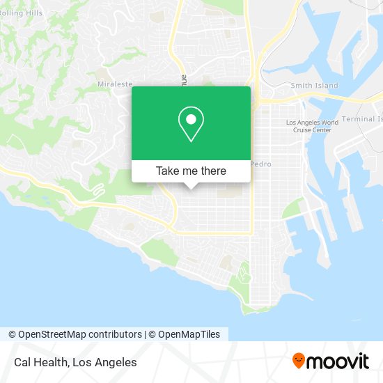 Cal Health map