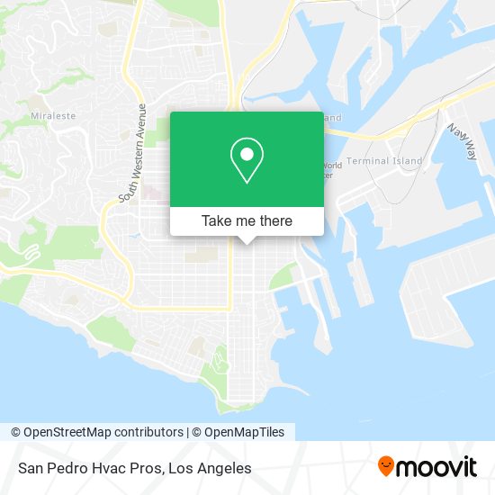 San Pedro Hvac Pros map