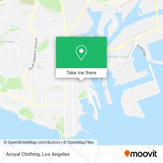 Aroyal Clothing map