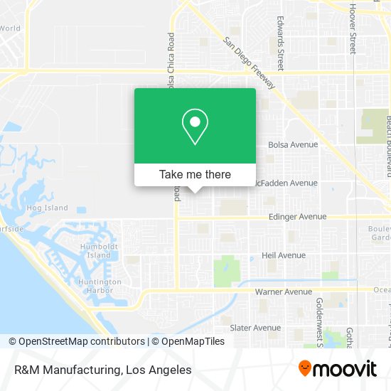 R&M Manufacturing map