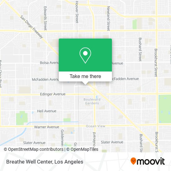 Breathe Well Center map