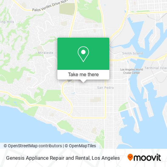 Mapa de Genesis Appliance Repair and Rental