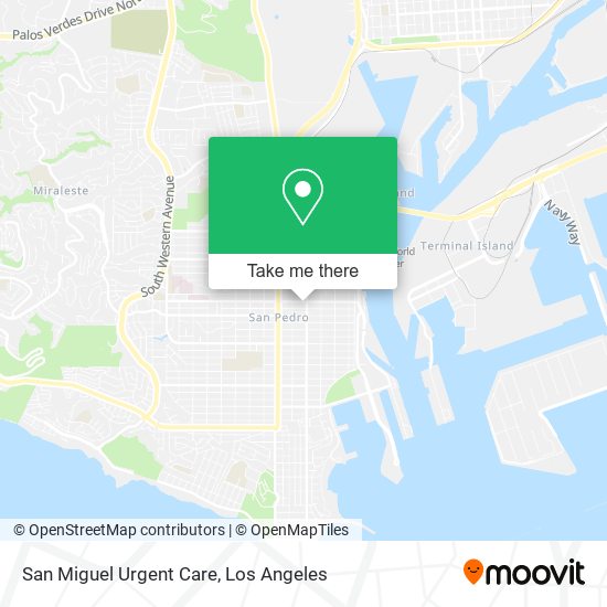 San Miguel Urgent Care map