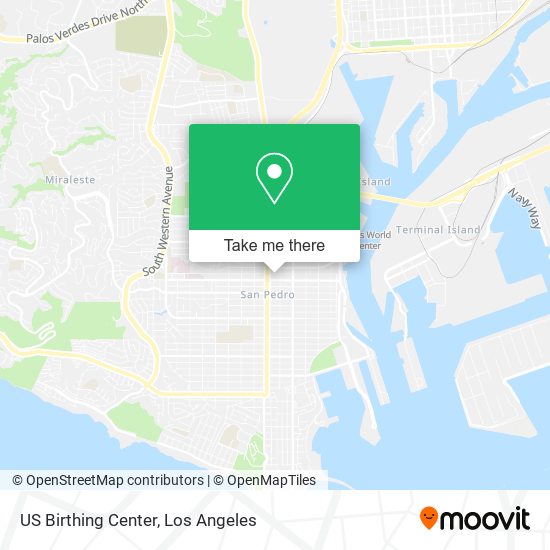 US Birthing Center map