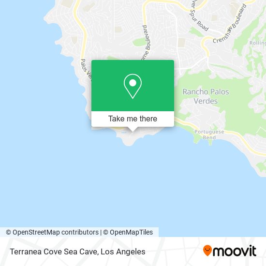 Terranea Cove Sea Cave map