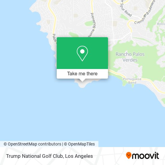 Trump National Golf Club map