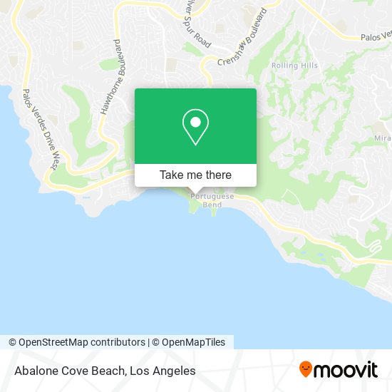 Abalone Cove Beach map