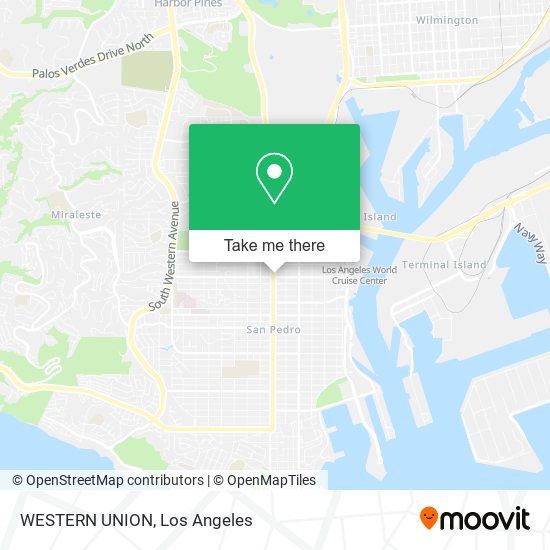 Mapa de WESTERN UNION