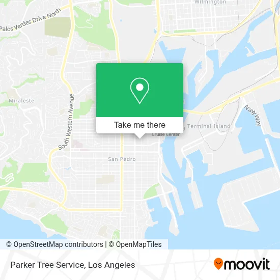 Parker Tree Service map