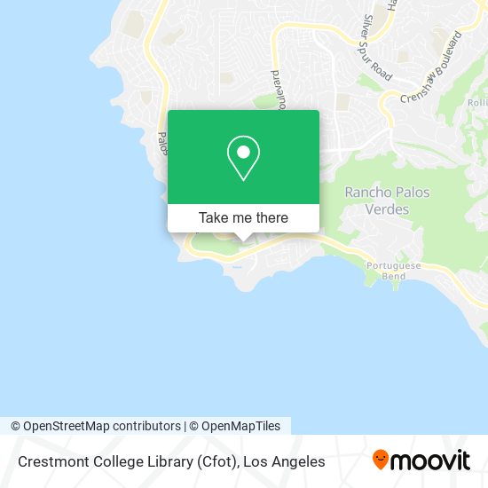 Crestmont College Library (Cfot) map