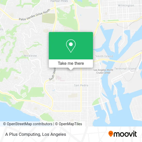 A Plus Computing map