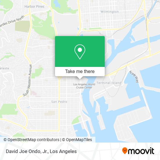 David Joe Ondo, Jr. map