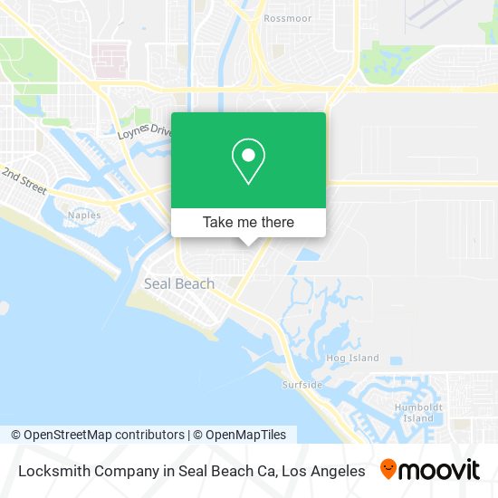 Mapa de Locksmith Company in Seal Beach Ca