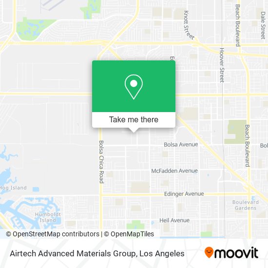 Mapa de Airtech Advanced Materials Group