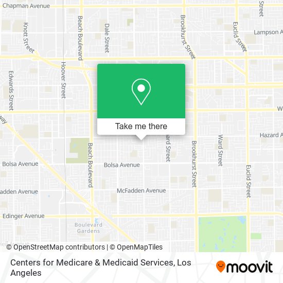 Mapa de Centers for Medicare & Medicaid Services