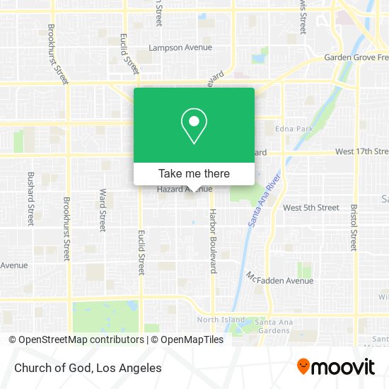 Church of God map