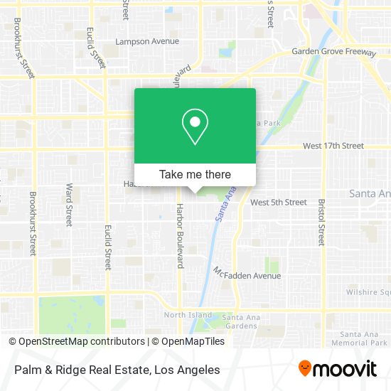 Palm & Ridge Real Estate map