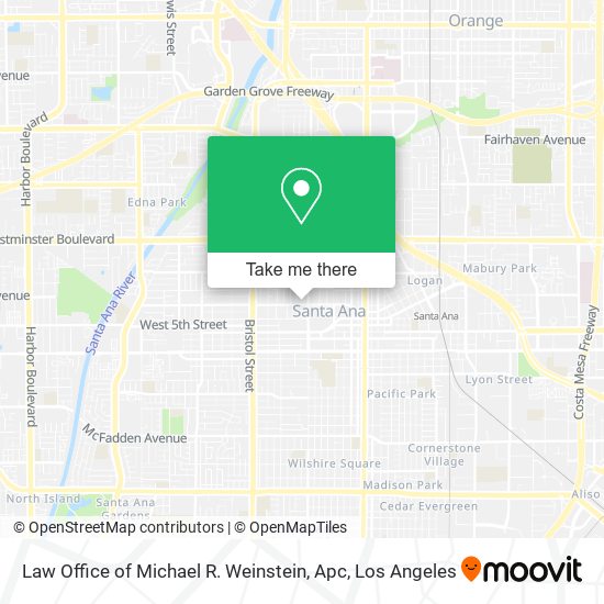 Law Office of Michael R. Weinstein, Apc map