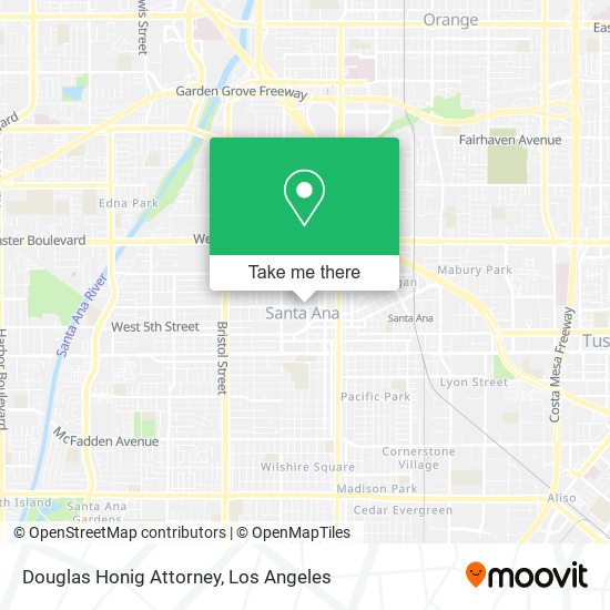 Mapa de Douglas Honig Attorney