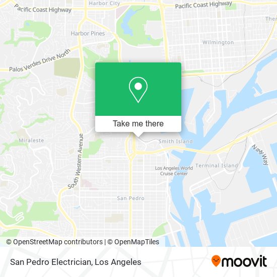 San Pedro Electrician map