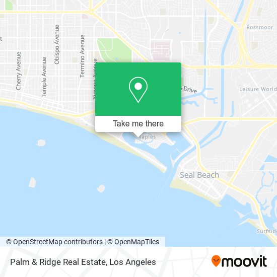 Palm & Ridge Real Estate map