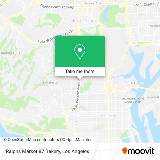 Ralphs Market 87 Bakery map