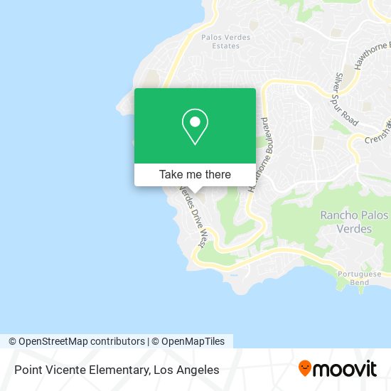 Point Vicente Elementary map