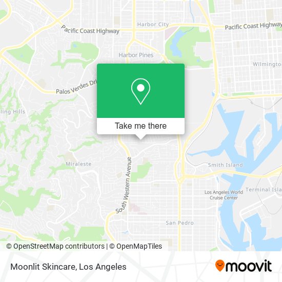 Moonlit Skincare map