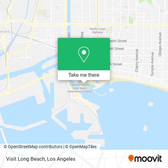 Visit Long Beach map