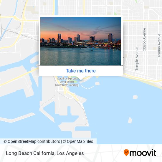 Long Beach California map