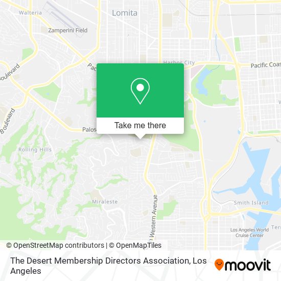 The Desert Membership Directors Association map