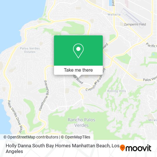 Mapa de Holly Danna South Bay Homes Manhattan Beach