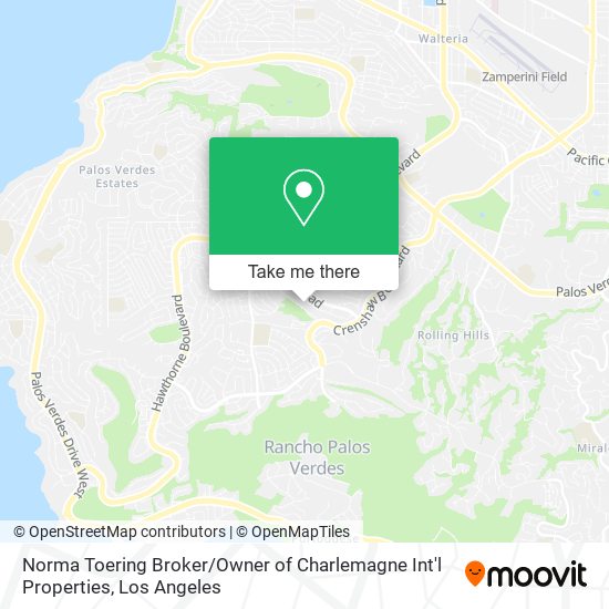 Norma Toering Broker / Owner of Charlemagne Int'l Properties map