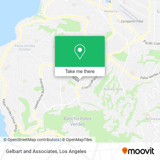 Mapa de Gelbart and Associates