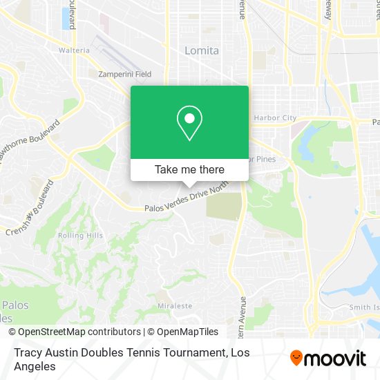 Tracy Austin Doubles Tennis Tournament map