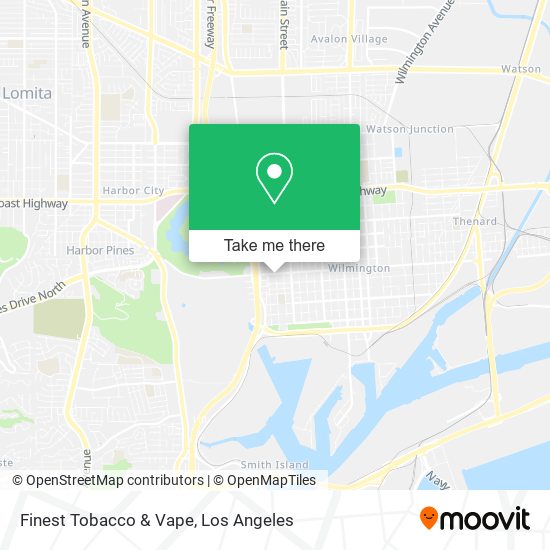 Finest Tobacco & Vape map